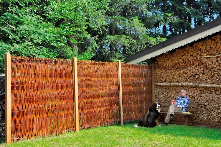 T&J FUEGO Weidengeflechtzaun