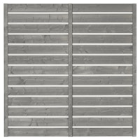 BM Serie TYP 224 Grundelement, 180 x 180cm, Fichte Hellgrau/Cremeweiß