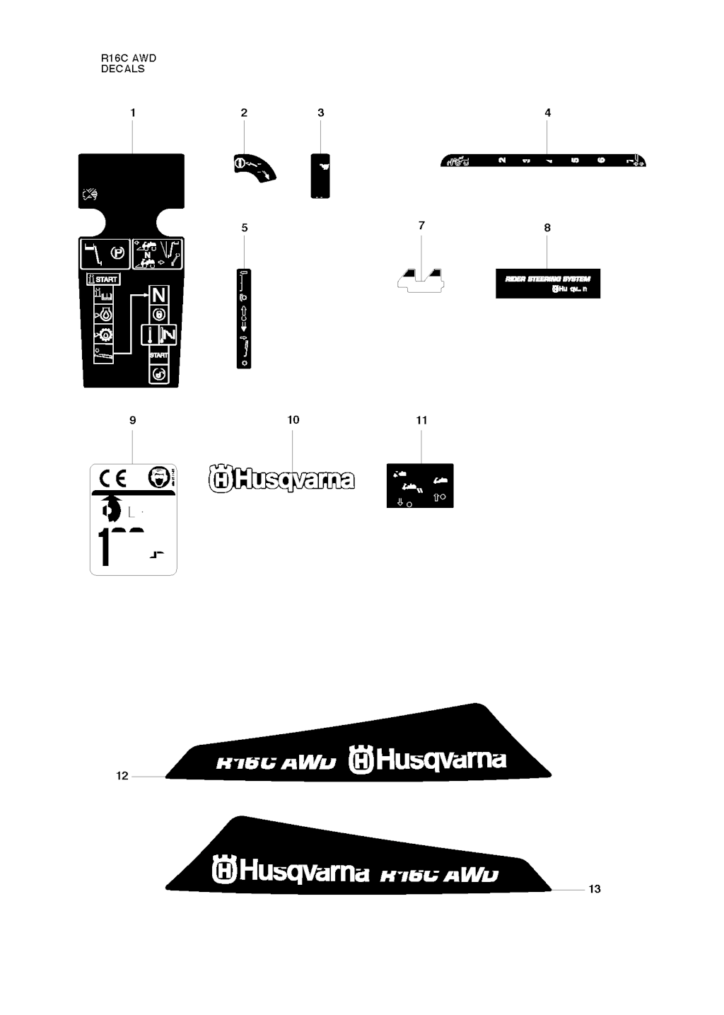Explosionszeichnung Ersatzteile