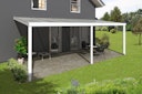 Vorschaubild Skan Holz Aluminium Terrassenüberdachung Garda Breite 648 cm