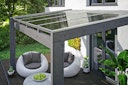 Vorschaubild Skan Holz Terrassenüberdachung Novara Breite 557 cm