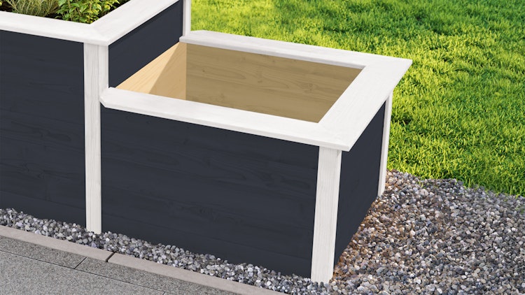 Weka Stufenhochbeet Leonie 669 - 21 mm - 1120 l