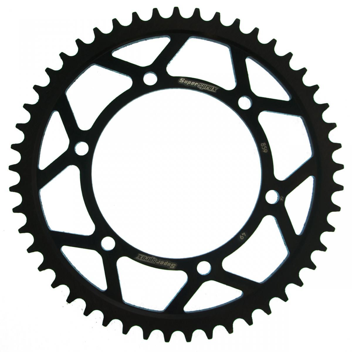 Supersprox Stahl-Kettenrad 530 49Z (Schwarz)