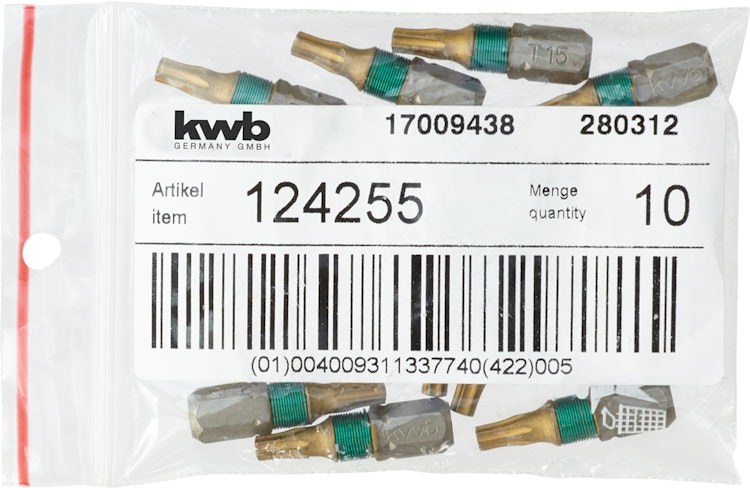 kwb Bit 25mm Torx 15 Titan LS 124255