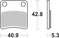 SBS Scooterbelag 209HF Street Ceramic