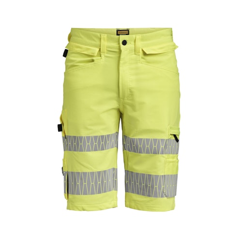 Jobman 2296 Kurze Hose Stretch Hi-Vis C44 Gelb