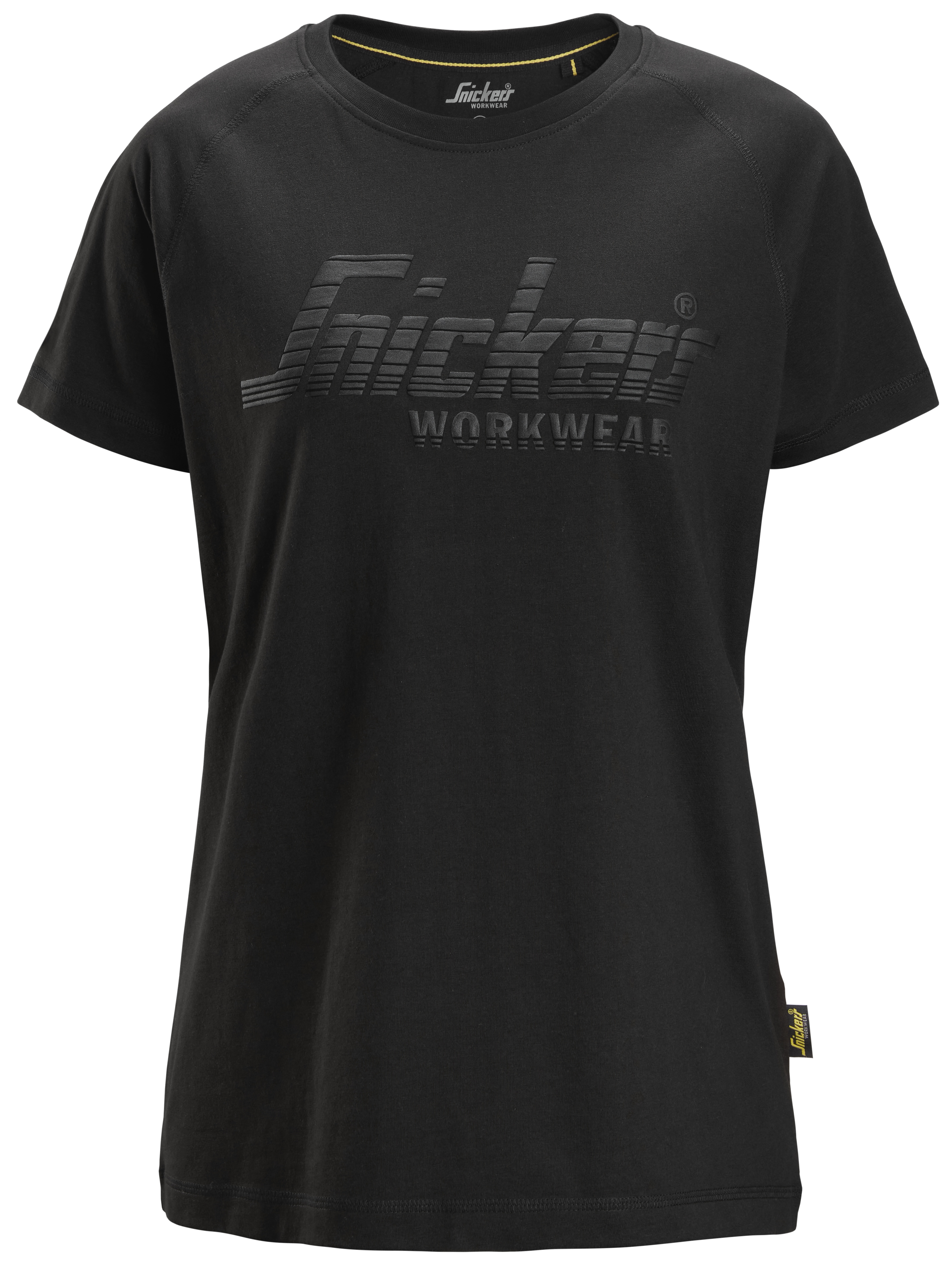Snickers Damen-Logo-T-Shirt 5 schwarz