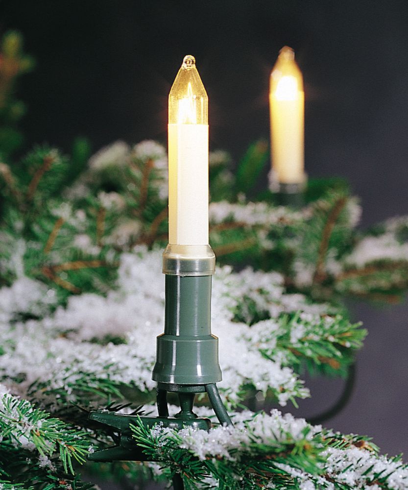 Konstsmide Weihnachtsbeleuchtung Lichterkette für außen, 16 Birnen 7318301128006