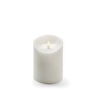 Konstsmide Weihnachtsbeleuchtung  LED Echtwachskerze weiß 3D Flamme Ø10cm