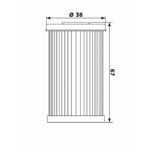 MIW Ölfilter DA16003 Papierfilter (OEM-Qualität)