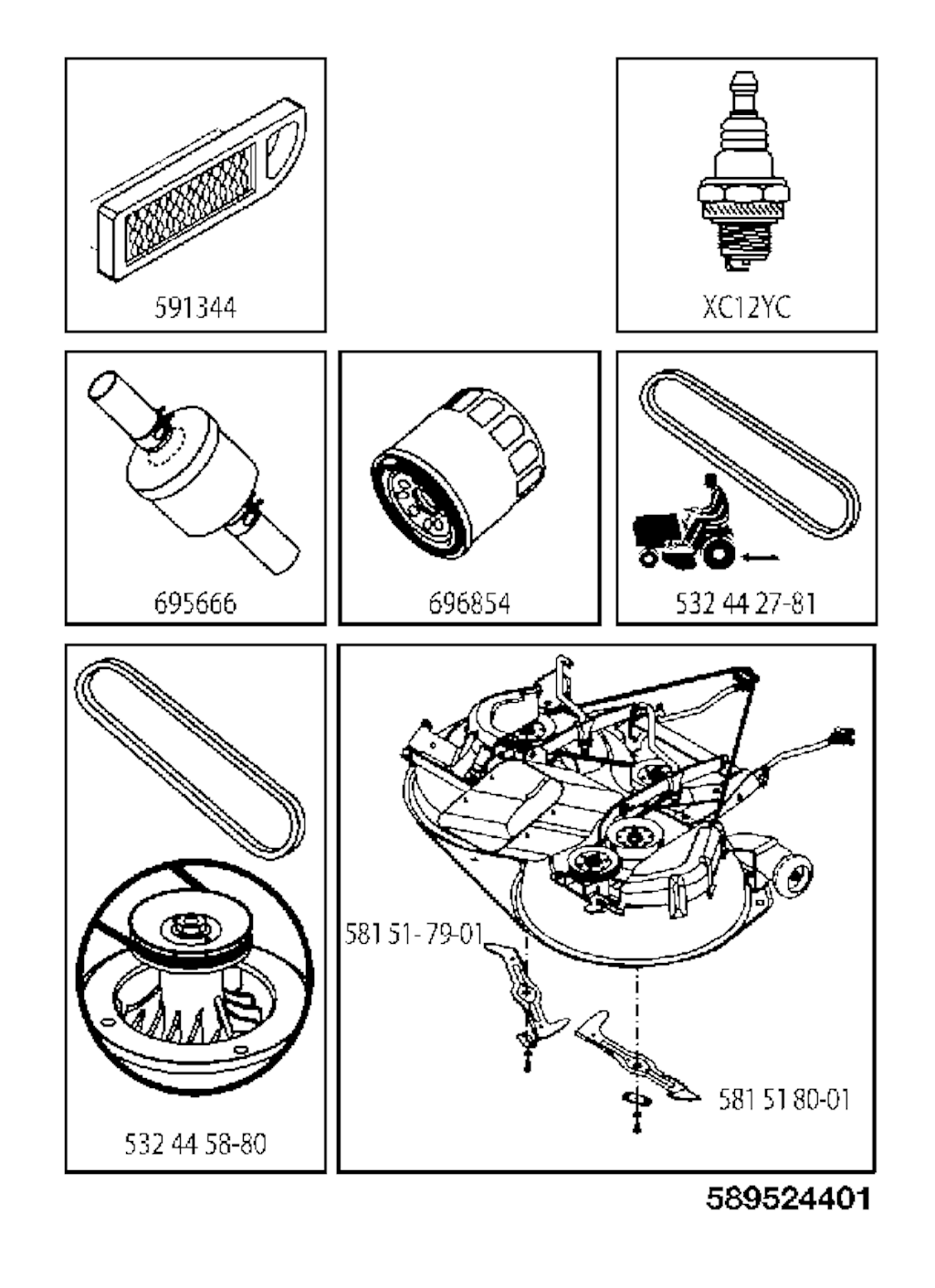 Explosionszeichnung Ersatzteile