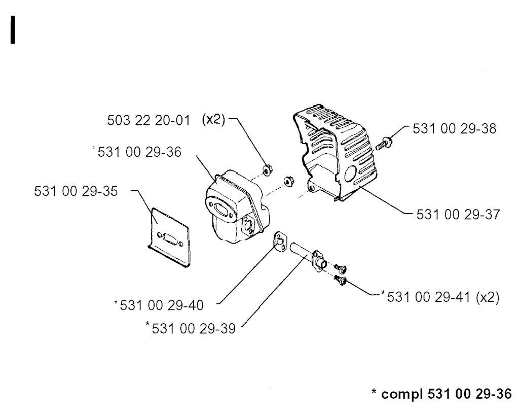 Explosionszeichnung Ersatzteile