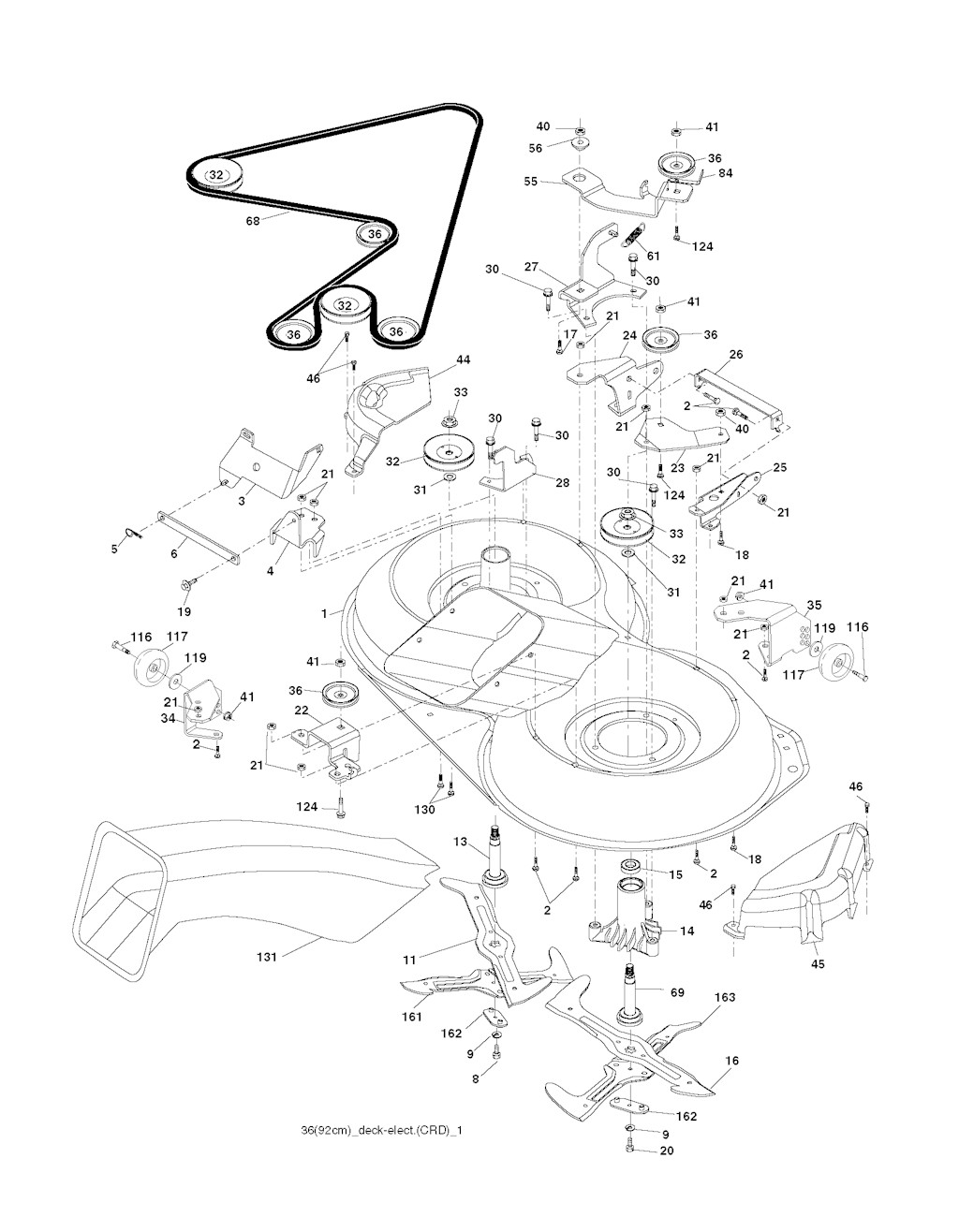 Explosionszeichnung Ersatzteile