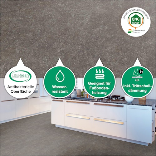 SLY Large Lava Klick-Designboden Fliesenoptik