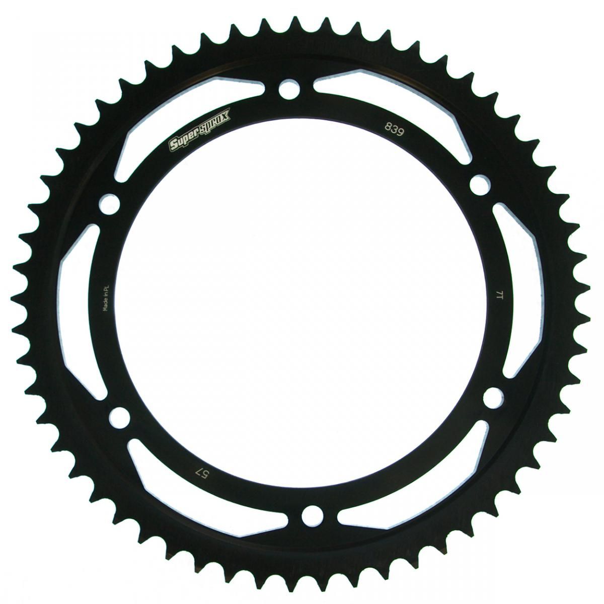 Supersprox Stahl-Kettenrad 428 57Z (Schwarz)