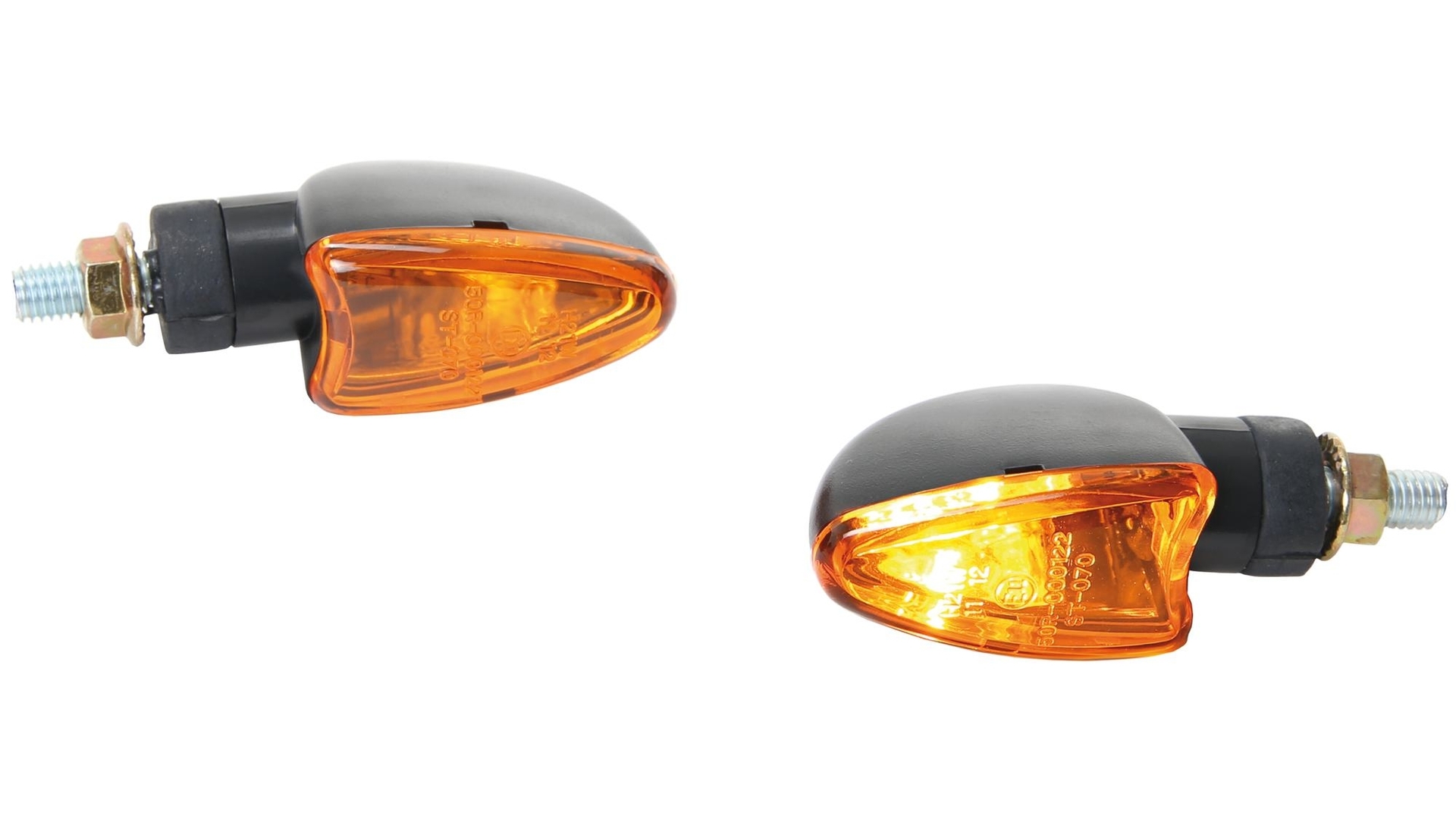 Spec X Blinker Arrow Schwarz 17 mm Lang