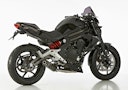 Vorschaubild SHARK KOMPLETTANLAGE Carbon  Street GP für KAWASAKI ER-6f,ER-6n,Versys 650 EURO3 EURO4 