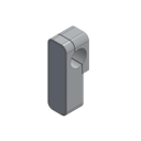 Vorschaubild Griffwerk R8 Rollwagenstopper für Glastür R