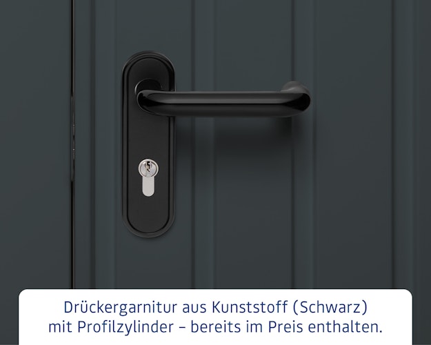 Hörmann Metall-Gerätehaus EcoStar EuroLine EFD mit Flachdach