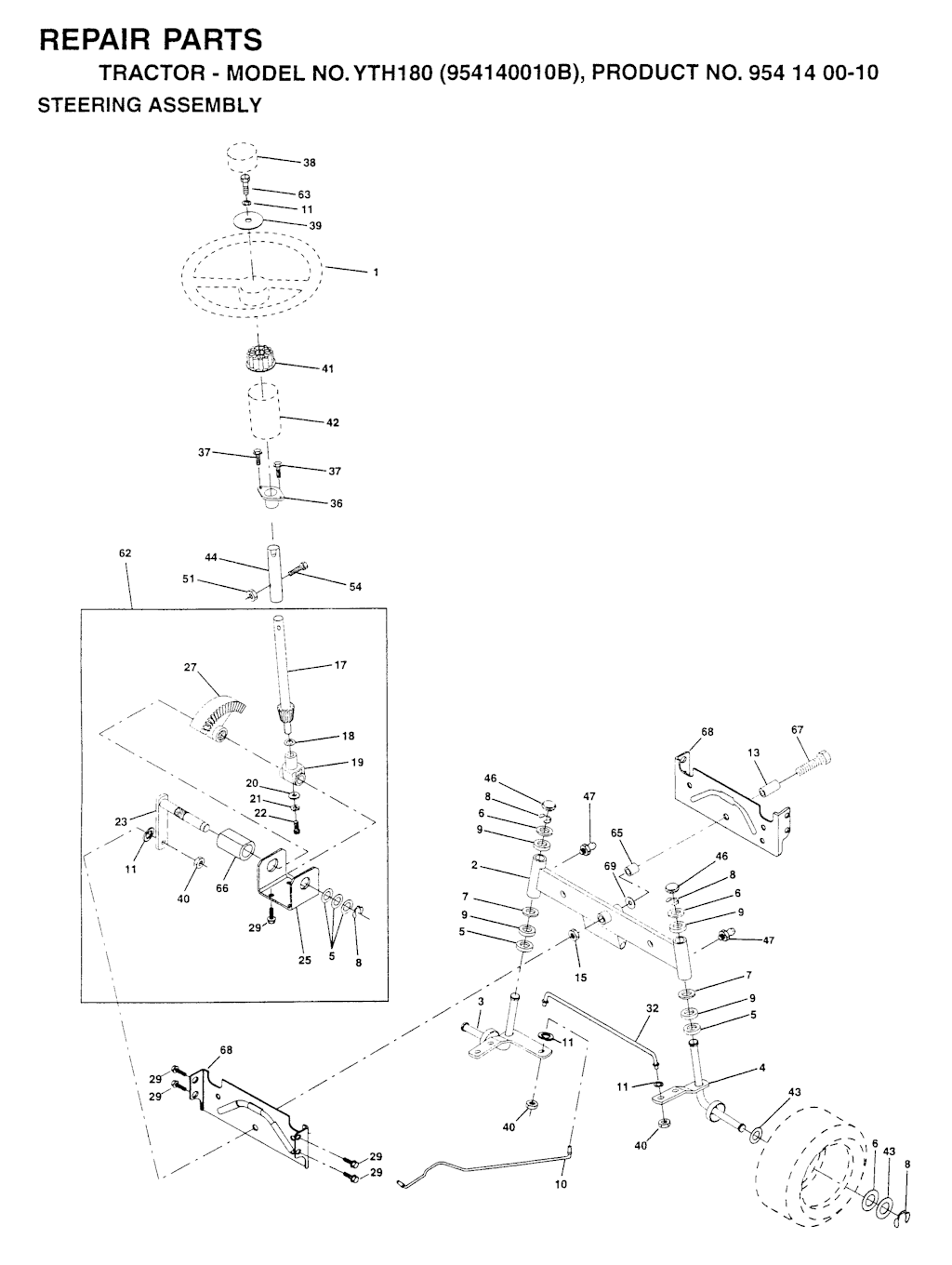 Explosionszeichnung Ersatzteile
