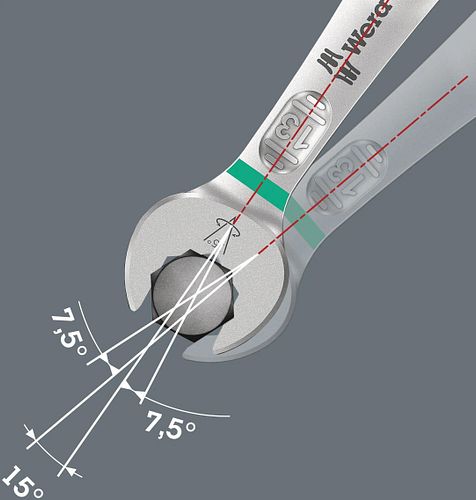 Wera Ringmaulschlüsselsatz Bicycle Set 10 silber