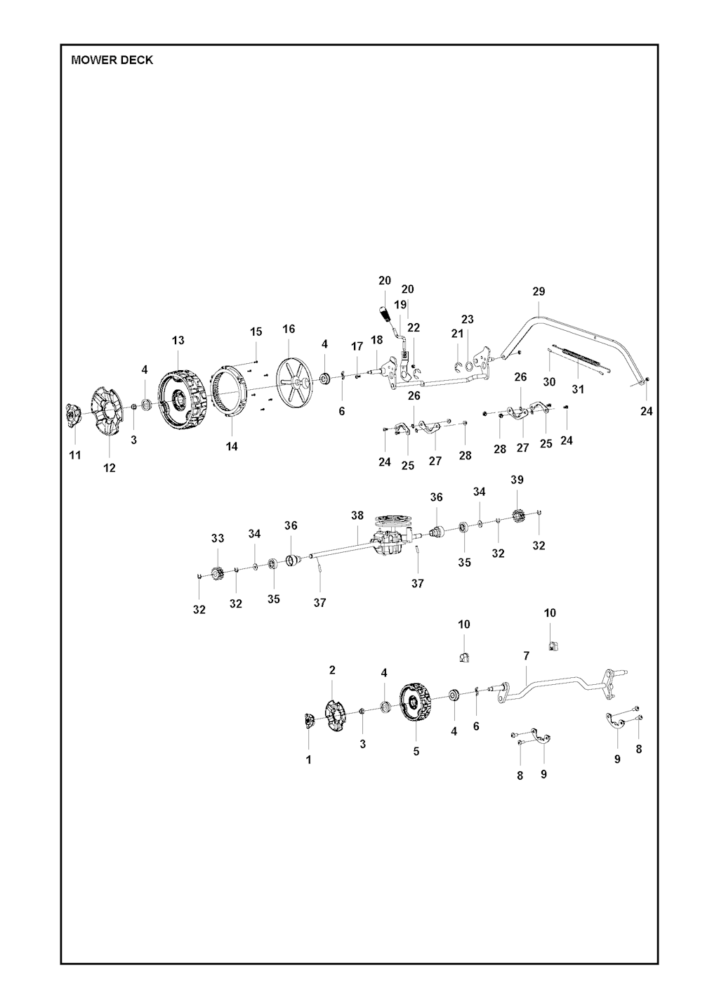 Explosionszeichnung Ersatzteile