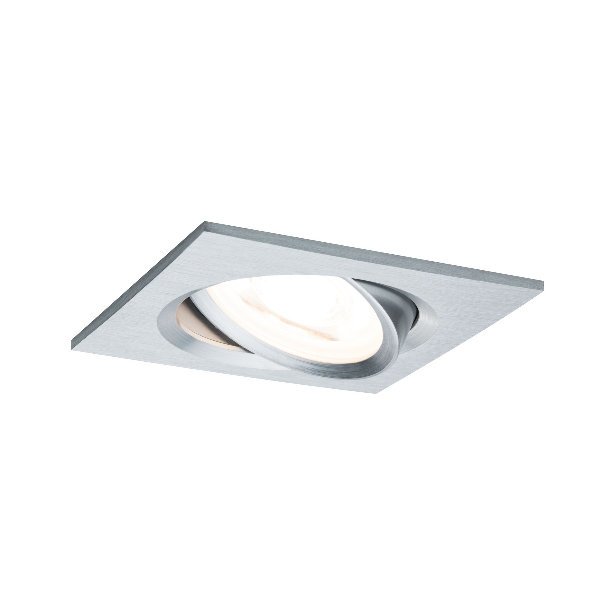 Paulmann Einbauleuchte Nova Coin LED 1x6,5W Alu eckig