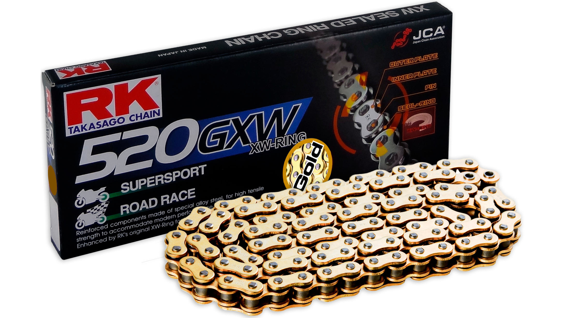 RK Kette GB520GXW, 94 Glieder