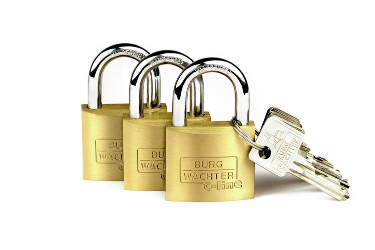 Burg Wächter Zylinder-Vorhangschlösser Trio 222 40 SB