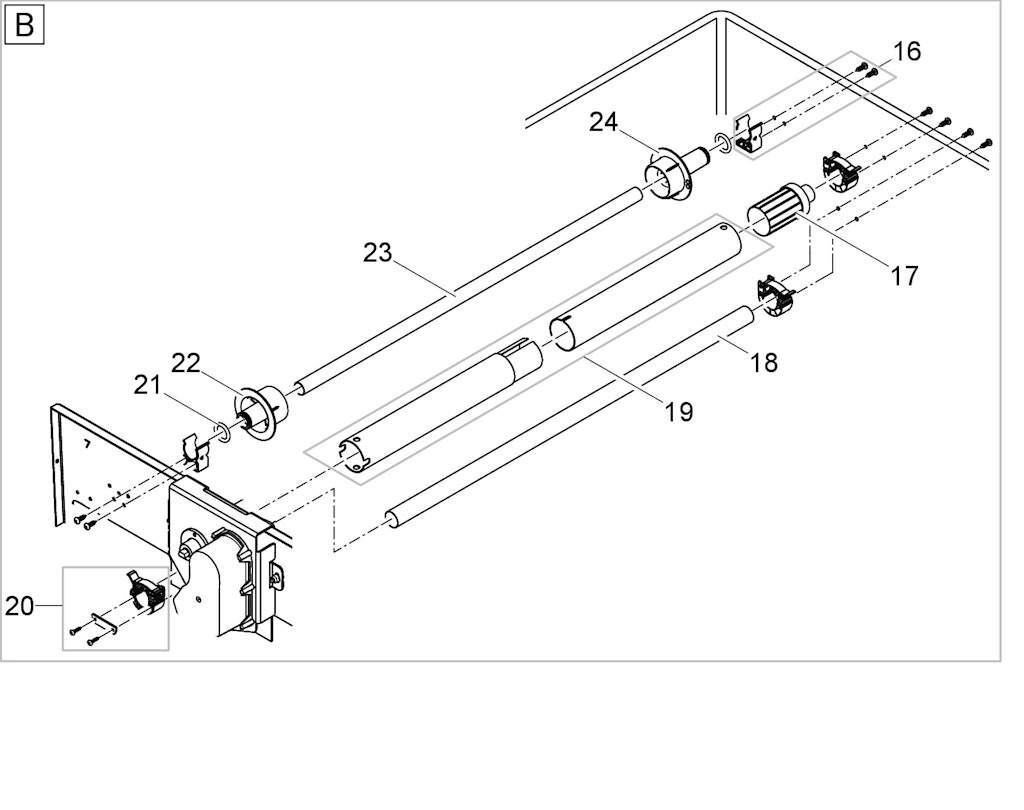Explosionszeichnung Ersatzteile