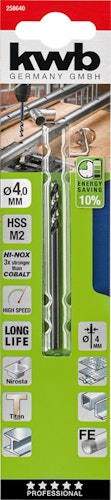 kwb Akku Top HI-NOX HSS Bohrer 4 mm SB 258640