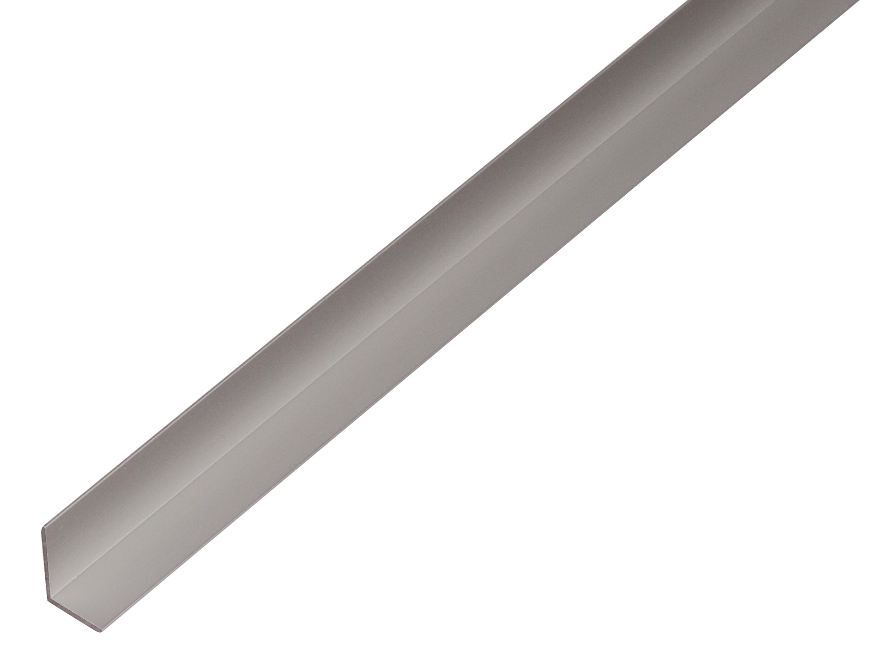 Alberts® Winkelprofil 9,5 x 7,5 x 1,5 mm. Alu silber eloxiert-1 m