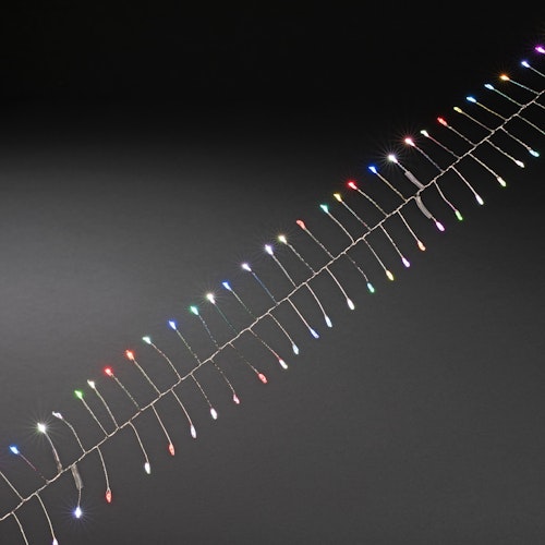 Konstsmide Micro LED Lichterkette silberfarben Draht
