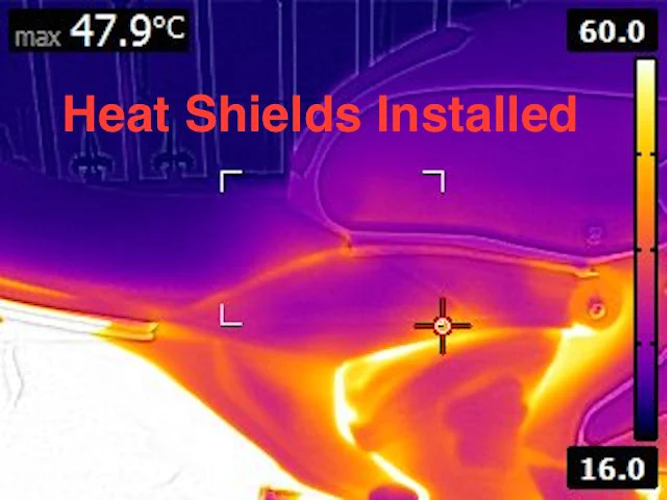 Ducati Spacers Hitzeschild Kit für 1199/1299 Panigale