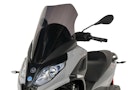 Vorschaubild ERMAX Scooterscheibe Sport Acrylic durchsichtig Schwarz getönt für PIAGGIO MP3 300 HPE/Sport