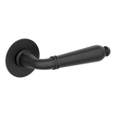 Vorschaubild Griffwerk CAROLA PIATTA S -Graphitschwarz Rosettengarnitur rund -Flachrosette -OS TS 37-45mm