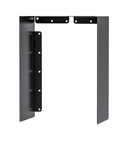 Alberts® U-Schutzdach für Futterhaus Mattschwarz