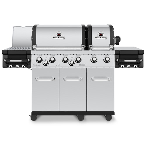 Broil King Gasgrill REGAL S 690 PRO IR inkl. Schutzhülle, Pizzastein-Set und Pizzaschneider