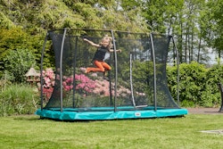 Salta Trampolin Comfort Edition Ground mit Sicherheitsnetz