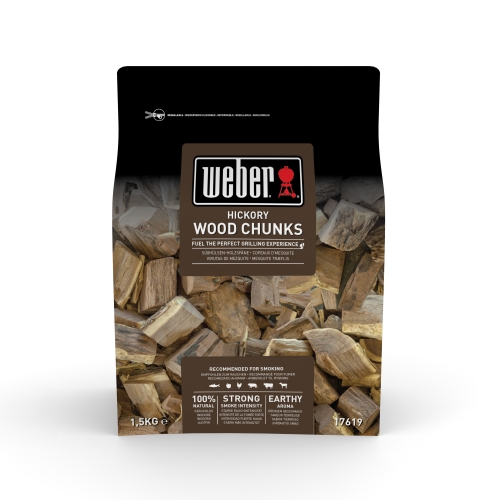 Weber Wood Chunks - Fire spice Holzstücke aus Hickoryholz - 1,5 kg