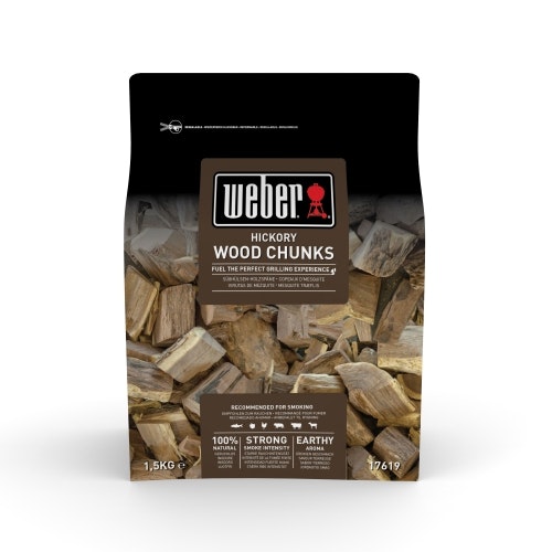 Weber Wood Chunks - Fire spice Holzstücke aus Hickoryholz - 1,5 kg