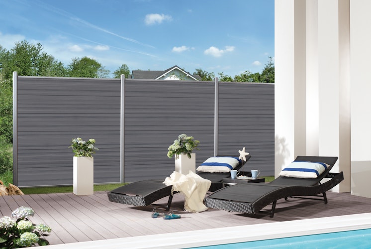 TraumGarten System WPC Platinum XL Einzelprofil