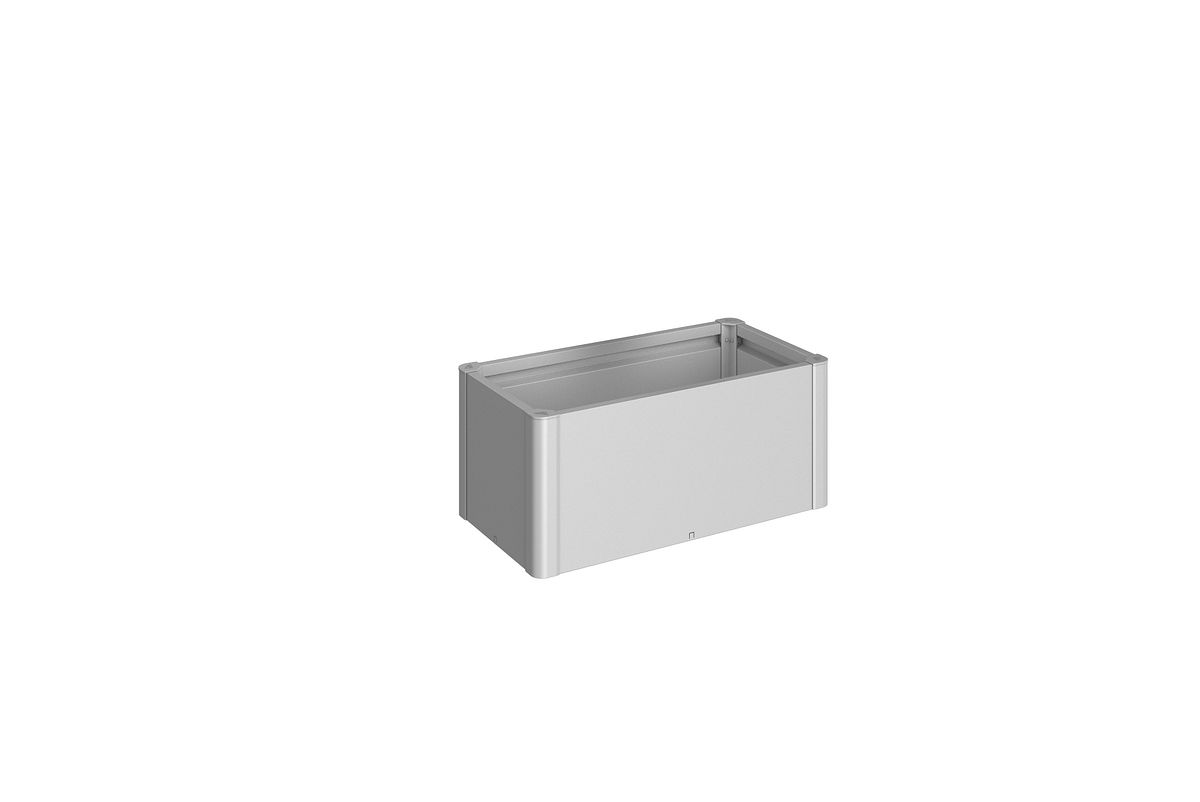 Biohort Pflanzbeet Belvedere B 102 x T 53 cm (Gr. 100) 45 cm (MINI) silber-metallic