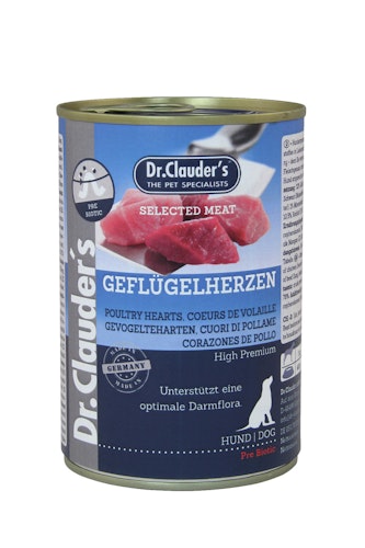 Dr. Clauder's Selected Meat Pre Biotics 400g Dosen Hundenassfutter