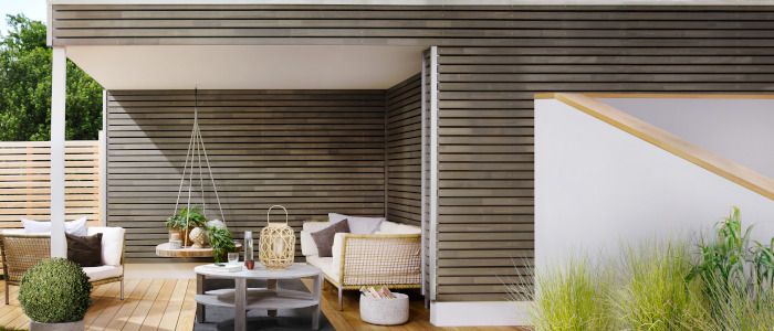 OSMO PURE Fassadensystem Kanadische Lärche vorvergraut Patina Sortierung Top - 21 x 68 mm VE 6 Stk.