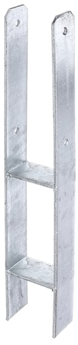 Alberts® H-Pfostenträger 300x60x5mm für verschiedene Pfostenstärken