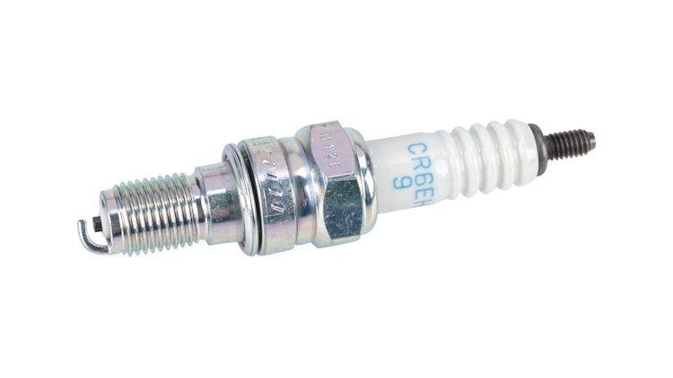NGK Zündkerze CR6EH-9, Zündkerze Gruppe C, Gewindedurchmesser 10 mm, Schlüsselweite 16