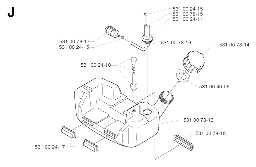 Explosionszeichnung Ersatzteile
