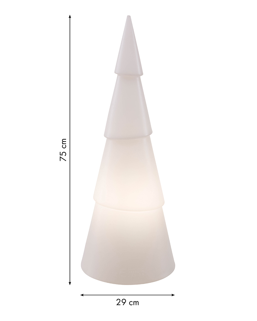 8 seasons design Solar LED-Dekoleuchte Shining Tree rund 75 cm