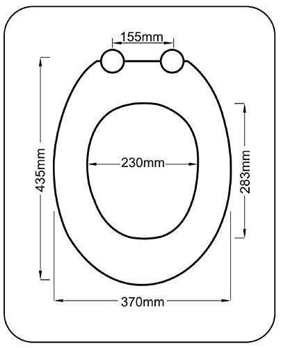 MDF High Gloss WC Sitz SKY LINE mit Absenkautomatik